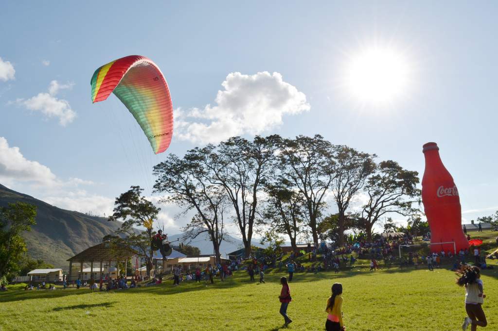 vista del parque de irupana